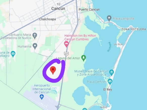 Land for sale in Cancun