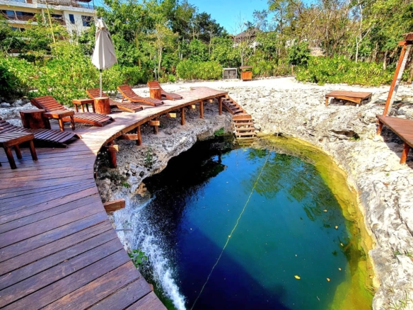Condo de ensueño con cenote privado