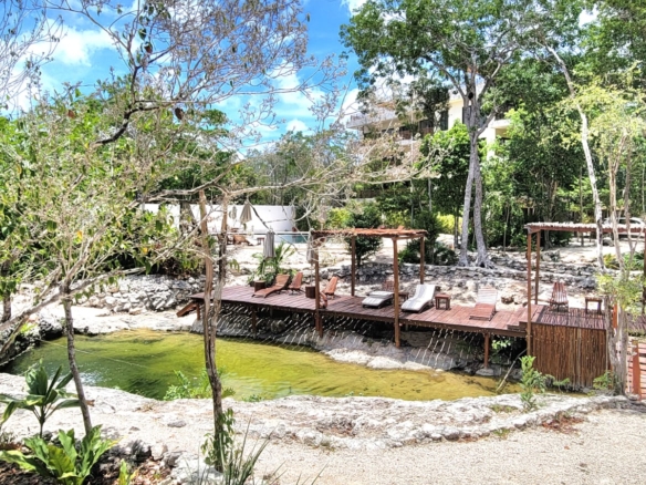 Condo de ensueño con cenote privado