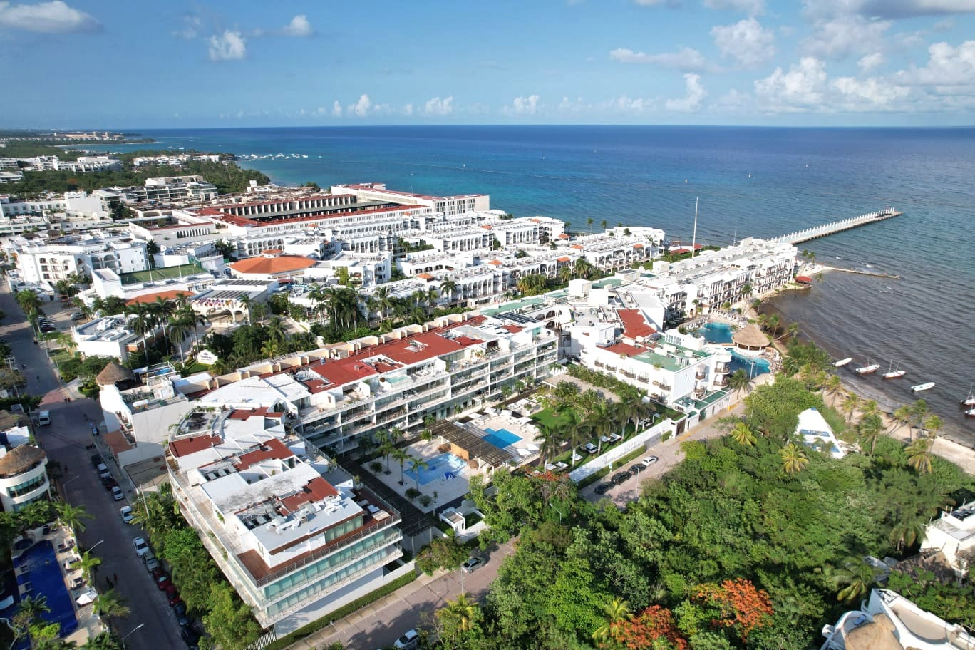 Meters from the beach