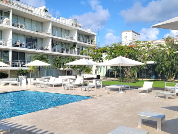 Meters from the beach