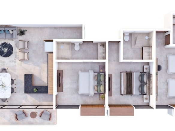 3 bedroom apartment