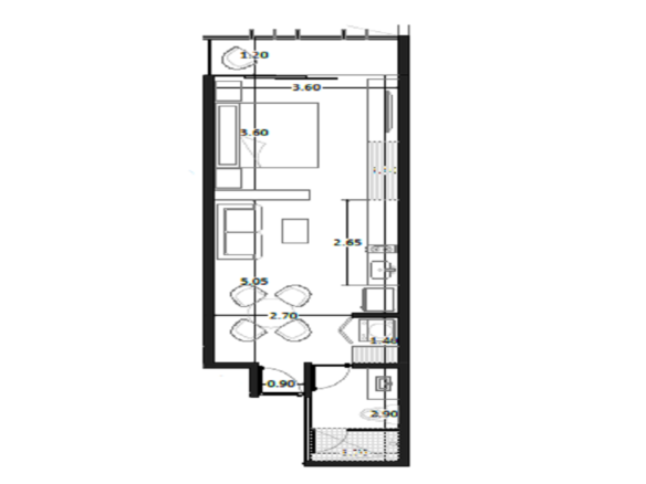 1 Bedroom apartment