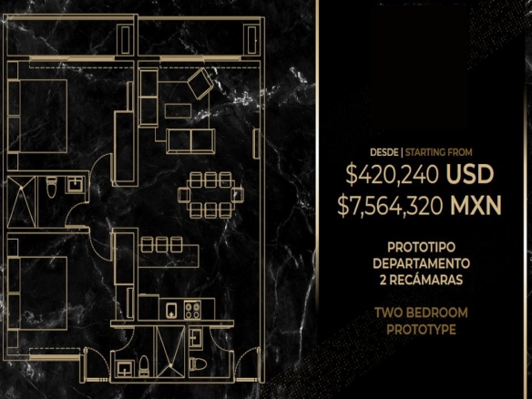2 Bedroom luxury apartment