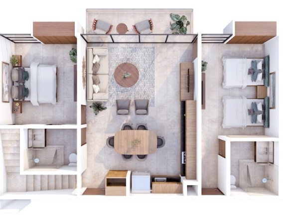 3 Bedroom penthouse