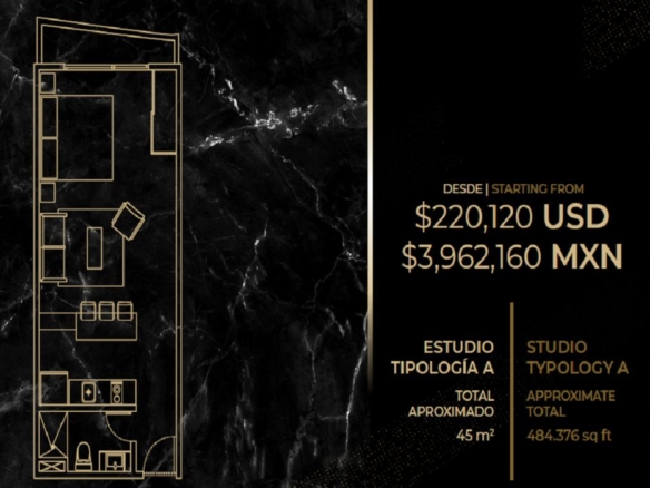 Condo Estudio de Lujo