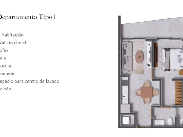 One bedroom apartment