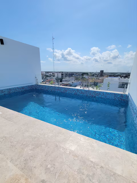 Paraíso en las alturas; atardecer+piscina privada