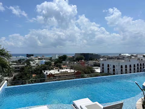 Paraíso en las alturas; atardecer+piscina privada